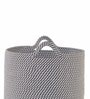 Grey Polypropylene 52 Ltr (1Pc) Storage Basket