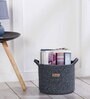Grey Polypropylene 52 Ltr (3Pcs) Storage Basket