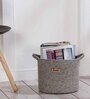 Grey Polypropylene 52 Ltr (3Pcs) Storage Basket