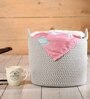 Grey Polypropylene 52 Ltr (3Pcs) Storage Basket