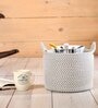 Grey Polypropylene 52 Ltr (3Pcs) Storage Basket