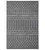 Grey Persian Polypropylene 8 ft x 10 ft Machine Made Carpet