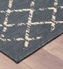 Grey Persian Polypropylene 8 ft x 10 ft Machine Made Carpet