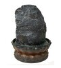 Grey Polyresin Buddha Statue Indoor Water Fountain