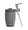 Grey Polyresin Soap Dispenser (320 Ml)