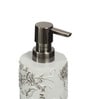 Polyresin White And Grey Soap Dispenser 360 ml