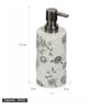 Polyresin White And Grey Soap Dispenser 360 ml
