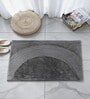 Grey Poleyster 24x16 Inches Anti-Skid Bath Mat