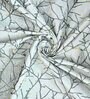 Grey Polyster Abstract 5ft Light Filtering Eyelet 2 Pc Window curtains
