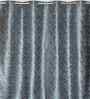 Grey Poleyster Camrin Leaves 9 Feet Semi Transperency Ring Top Long Door Curtains 2Pcs