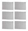 Premium (12x18) Grey Jute (Set of 6) Placemat