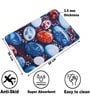 Ocean Stones Printed Rubber 22x14 Inches Anti Skid Bath Mat
