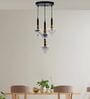 Healy Grey Metal and Glass Cluster Hanging Light