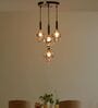 Healy Grey Metal and Glass Cluster Hanging Light