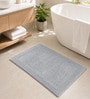 Grey Reversible Cotton Bathmat (50x80 cm)