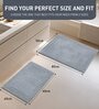 Grey Reversible Cotton Bathmat (50x80 cm)