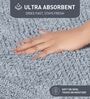 Grey Reversible Cotton Bathmat (50x80 cm)