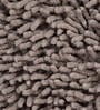 Brown Cotton Plain Solid 47X47 Inches Antiskid Bath Mat