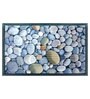 Grey Abstract Rubber 23 x 15 Inches Anti Skid Door Mat