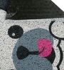 Grey Rubber Coir 27X17 Inches Anti-Skid Door Mat