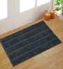 Grey Solid Rubber 23 x 15 Inches Hand Tufted Door Mat