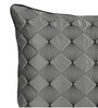 Grey Satin Abstract 16x16 inches Cushion Covers (Pack of 2)