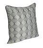 Grey Satin Abstract 16x16 inches Cushion Covers (Pack of 2)