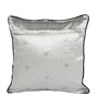Grey Satin Abstract 16x16 inches Cushion Covers (Pack of 2)