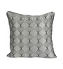 Grey Satin Abstract 16x16 inches Cushion Covers (Pack of 2)