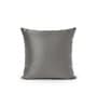 Grey Satin Solid 40x40 inches Cushion Covers Set of 5