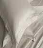 Grey Self Print 300 TC Cotton King Size Bed Sheet with 2 Pillow Covers 23 Collection