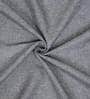 Grey Solid Jute 7 Ft Light Filtering Eyelet Door Curtain
