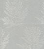 Grey Floral Poly Cotton 5 Ft Light Filtering Eyelet Window Curtains (Set of 2)