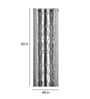 Grey Traditional Polyester 5 Ft Semisheer Eyelet Window Curtains (Set of 2)