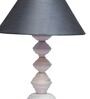 Grey Shade Table Lamp With Metal Base