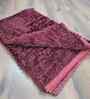Maroon Flurry Yarn 3x5 Feet Reversible Carpet