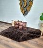 Brown Flurry Yarn Reversible 5x 3 Feet Carpet