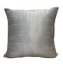 Grey Silk blend Banarasi Brocade Floral 16x16 inches Cushion Covers (Set of 2)