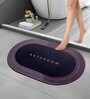 Grey Slogan Rubber 16x24 Inches AntiSkid Bath Mat