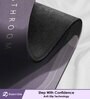 Grey Slogan Rubber 16x24 Inches AntiSkid Bath Mat