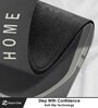 Grey Slogan Rubber 24x16 Inches AntiSkid Bath Mats (Pack of 3)