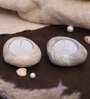 Grey Soapstone Table Tealight Holder With Candles