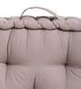Grey Solid Cotton 24x24 Inches Floor Cushion