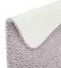 Grey Solid 100% Polyester 28x20 Inches AntiSkid Bath Mat