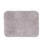 Grey Solid 100% Polyester 28x20 Inches AntiSkid Bath Mat