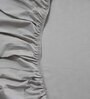 Grey Solid 144 TC 100% Cotton  Double Bedsheet with 2 Pillow Covers