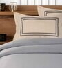 Grey Solid 144 TC 100% Cotton King Sized Bed Sheets with 2 Pillow Covers
