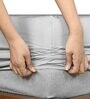 Grey Solid 200 TC 100% Cotton Queen Sized Fitted Bed Sheets with 2 Pillow Covers
