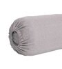 Grey Solid 200 TC Blended Jacquard 2 Bolster Covers