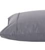 Grey Solid 200TC Cotton 20x30 Inches Pillow Covers (Set of 2)